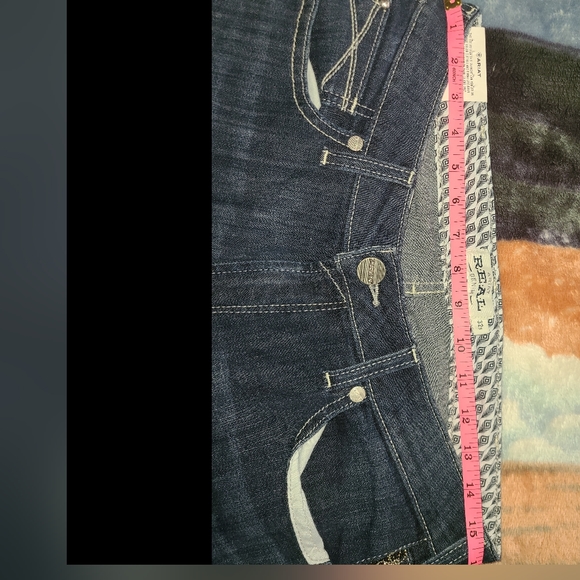 Ariat Jeans High Rise Fringe Flare - Picture 5 of 6